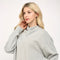 Modal Blend Cowl Neck Sweatshirt H.GREY-Sweatshirt-FATE-S-H.GREY-Urbanheer