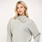 Modal Blend Cowl Neck Sweatshirt H.GREY-Sweatshirt-FATE-S-H.GREY-Urbanheer