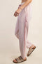 Modal Poly Span Jogger with Side Satin Detail Baby Pink-Jogger-Rae Mode-S-Urbanheer
