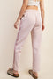 Modal Poly Span Jogger with Side Satin Detail Baby Pink-Jogger-Rae Mode-S-Urbanheer