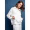 Modal Poly Span Quarter Zip Funnel Neck Pullover Cream-Pullover-Rae Mode-S-Urbanheer