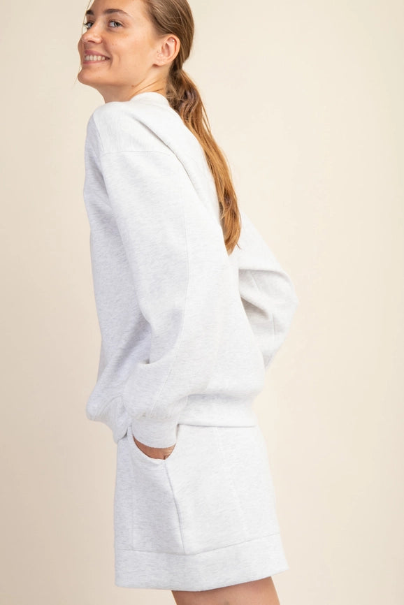 Modal Poly Span Scuba Mock Neck Pullover-Pullover-Rae Mode-S-Urbanheer