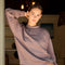 Modal Poly Span Scuba Mock Neck Pullover Mocha-Pullover-Rae Mode-S-Urbanheer