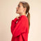 Modal Poly Span Scuba Mock Neck Pullover True Red-Pullover-Rae Mode-S-Urbanheer