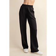 Modal Poly Span Scuba Straight Pant Black-Pant-Rae Mode-S-Urbanheer