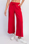 Modal Scuba Cropped Wide Pant