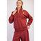Modal Scuba Luxe V-Neck Top Merlot