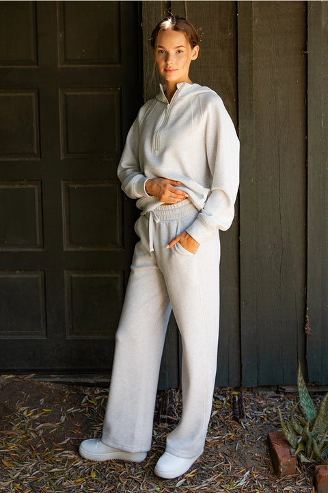 Modal Scuba Quarter Zip Hoddie Jacket
