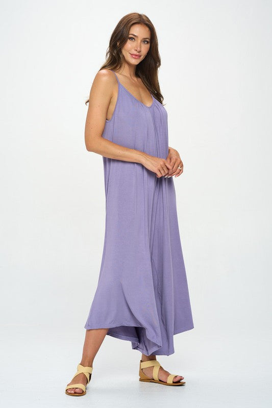 Modal Spandex Soft Knit Jumpsuit-New Arrival-Reneecollection-Small-LAVENDER-Urbanheer