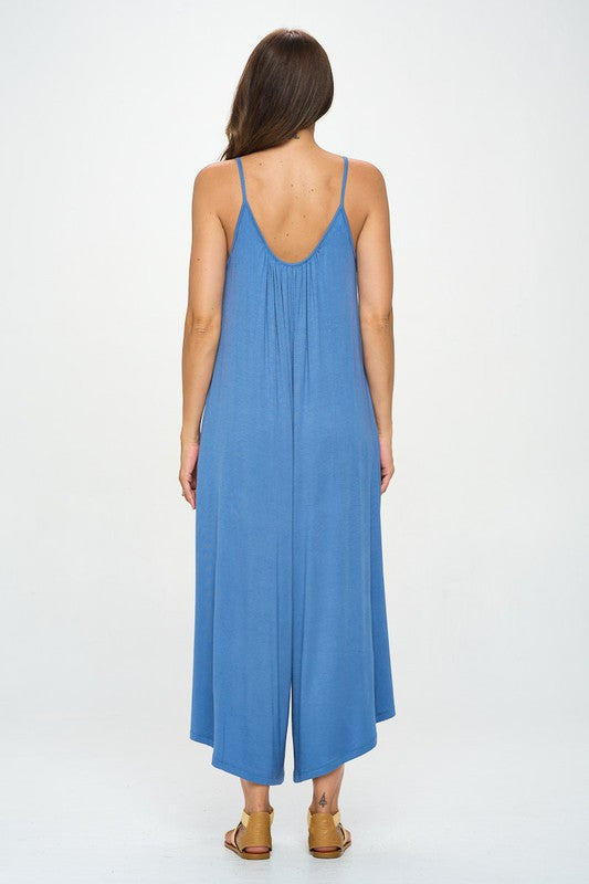 Modal Spandex Soft Knit Jumpsuit-New Arrival-Reneecollection-Small-BLUE-Urbanheer