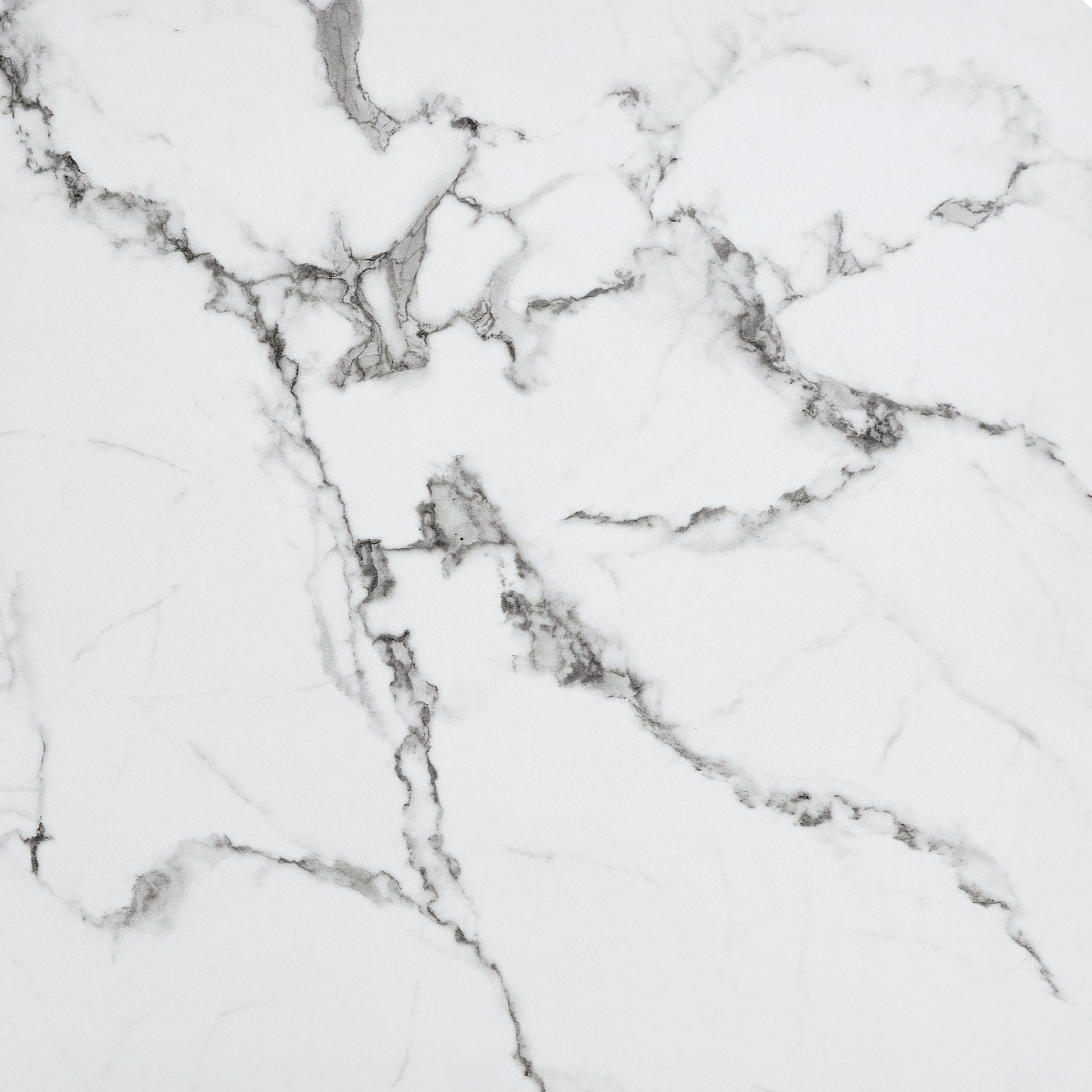 Modern Minimalist White Marble-Patterned MDF Square Coffee Table. Add a quiet and cozy atmosphere to-UH Decor-Default-Urbanheer