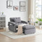 Modern Velvet Convertible Sofa Bed