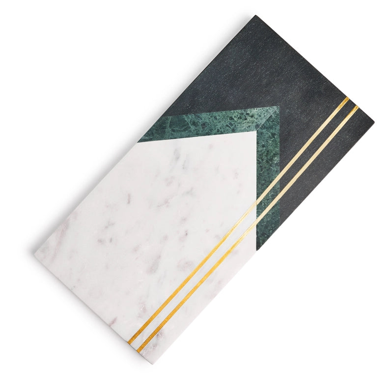 Moldova Marble Serving Board-Cheese Board-GAURI KOHLI-18" x 9" inches-Urbanheer