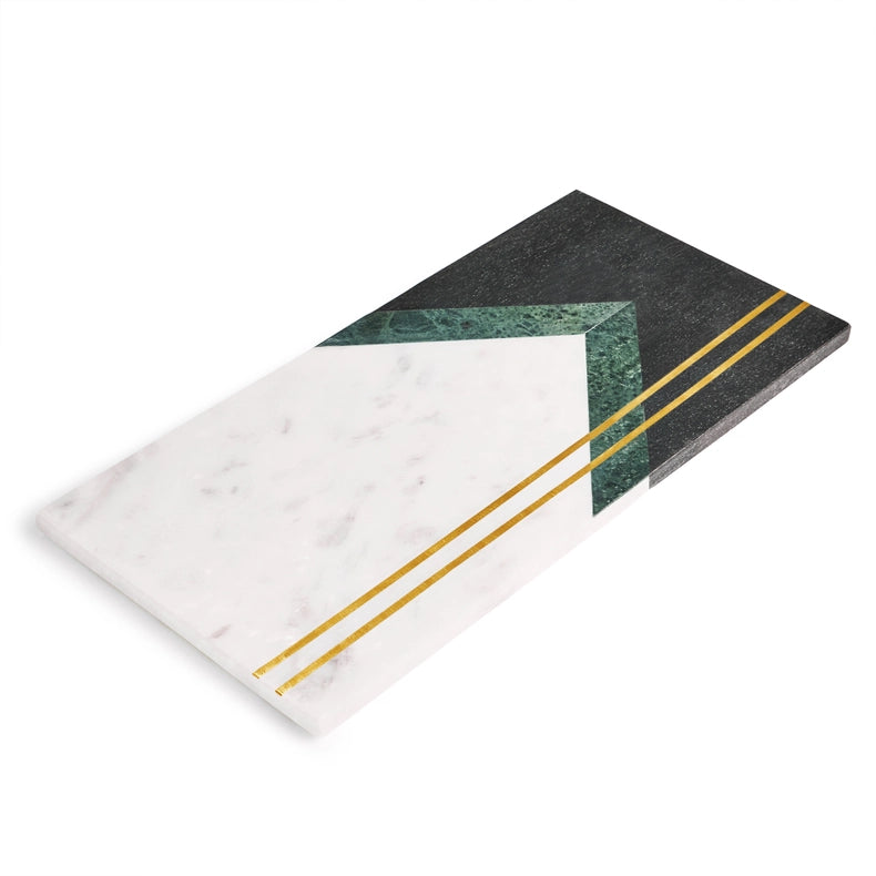 Moldova Marble Serving Board-Cheese Board-GAURI KOHLI-18" x 9" inches-Urbanheer