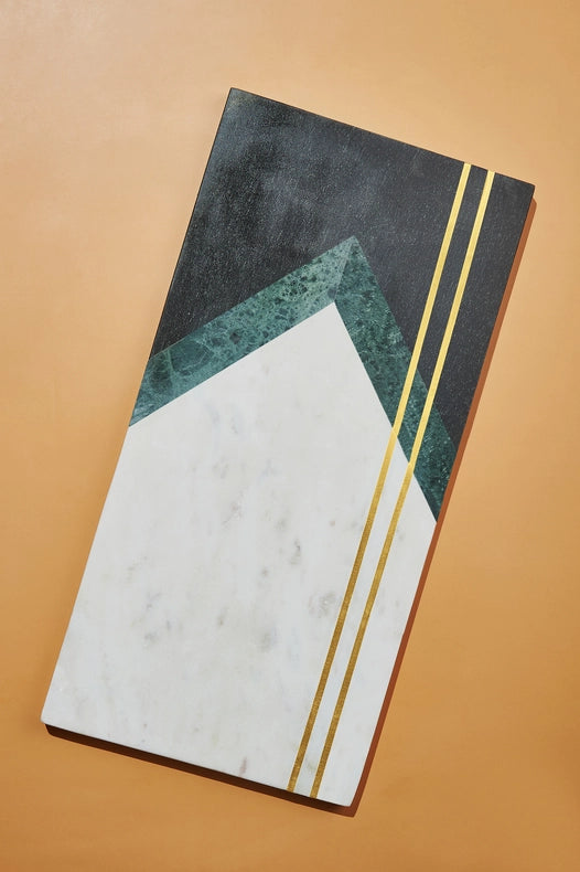 Moldova Marble Serving Board-Cheese Board-GAURI KOHLI-18" x 9" inches-Urbanheer