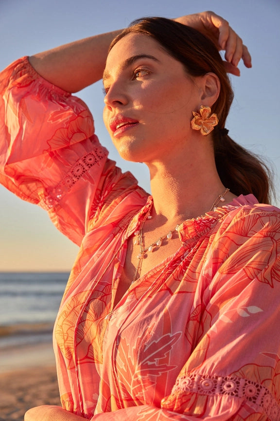 Molly Dress Blossom-Dress-Naudic-XS-Pink-Urbanheer