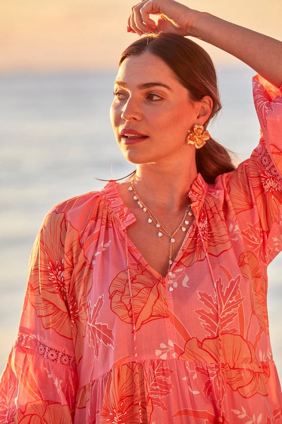 Molly Dress Blossom-Dress-Naudic-XS-Pink-Urbanheer