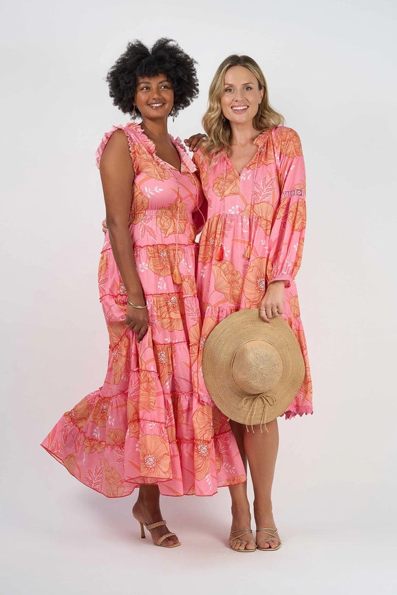 Molly Dress Blossom-Dress-Naudic-XS-Pink-Urbanheer