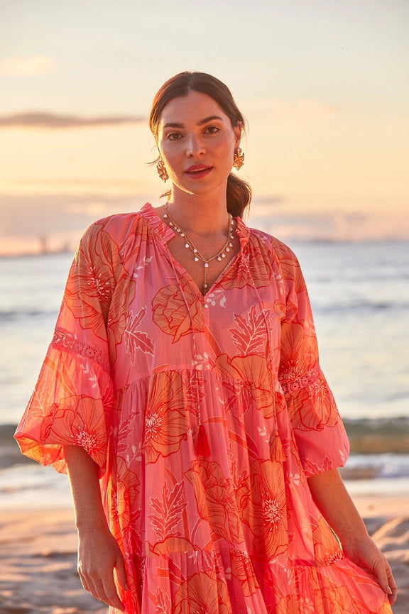 Molly Dress Blossom-Dress-Naudic-XS-Pink-Urbanheer