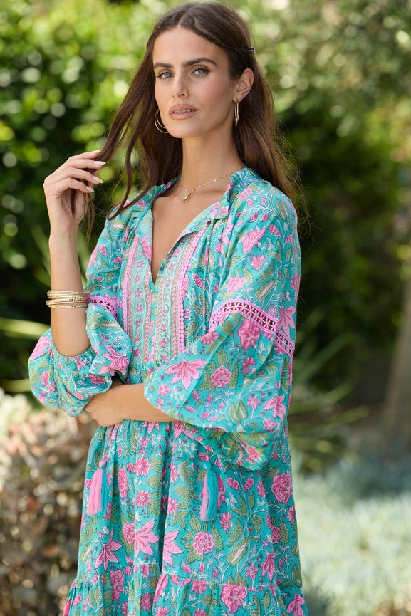 Molly Dress Flamingo-Dress-Naudic-M-Blue-Urbanheer