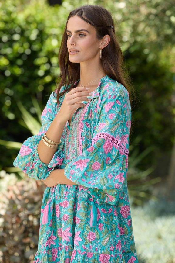 Molly Dress Flamingo-Dress-Naudic-M-Blue-Urbanheer