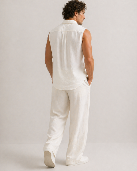 Monaco Linen Set – Off White