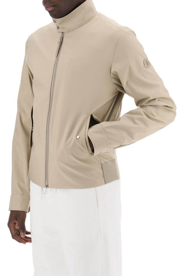 Moncler basic short chaberton jacket-men > clothing > jackets > windbreakers-Moncler-4-Beige-Urbanheer