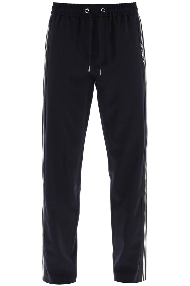 Moncler basic sporty pants with side stripes-men > clothing > trousers > joggers-Moncler-Urbanheer