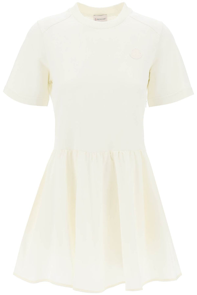 Moncler Basic Two-Tone Mini Dress With-women > clothing > dresses > mini-Moncler-Urbanheer