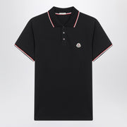 Moncler Blue short-sleeve polo shirt