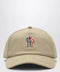 Moncler Grenoble Beige baseball cap with logo patch