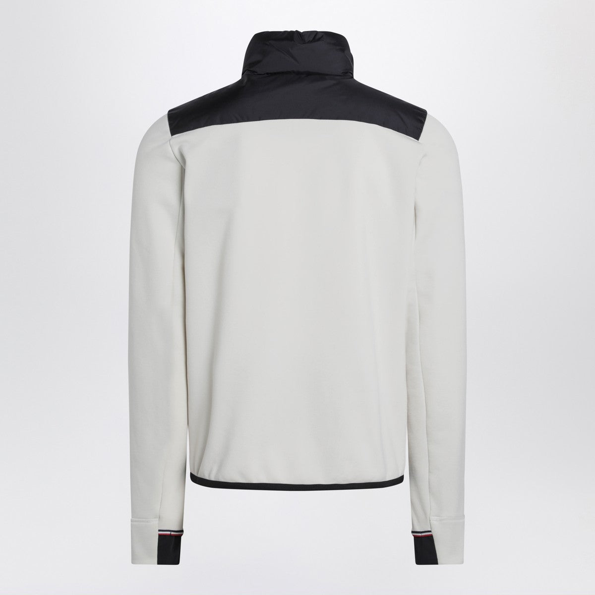 Moncler Grenoble Beige/black padded sweatshirt in Polartec