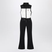 Moncler Grenoble Black/white down-padded ski suit