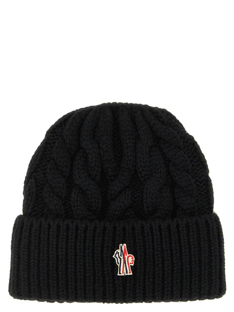Moncler Grenoble Logo Patch Beanie