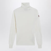 Moncler Grenoble White wool-blend turtleneck sweater