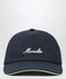 Moncler Navy baseball cap with embroidered logo
