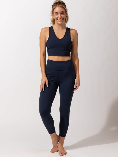 Monica Pocket High Rise 7/8 Legging 24"