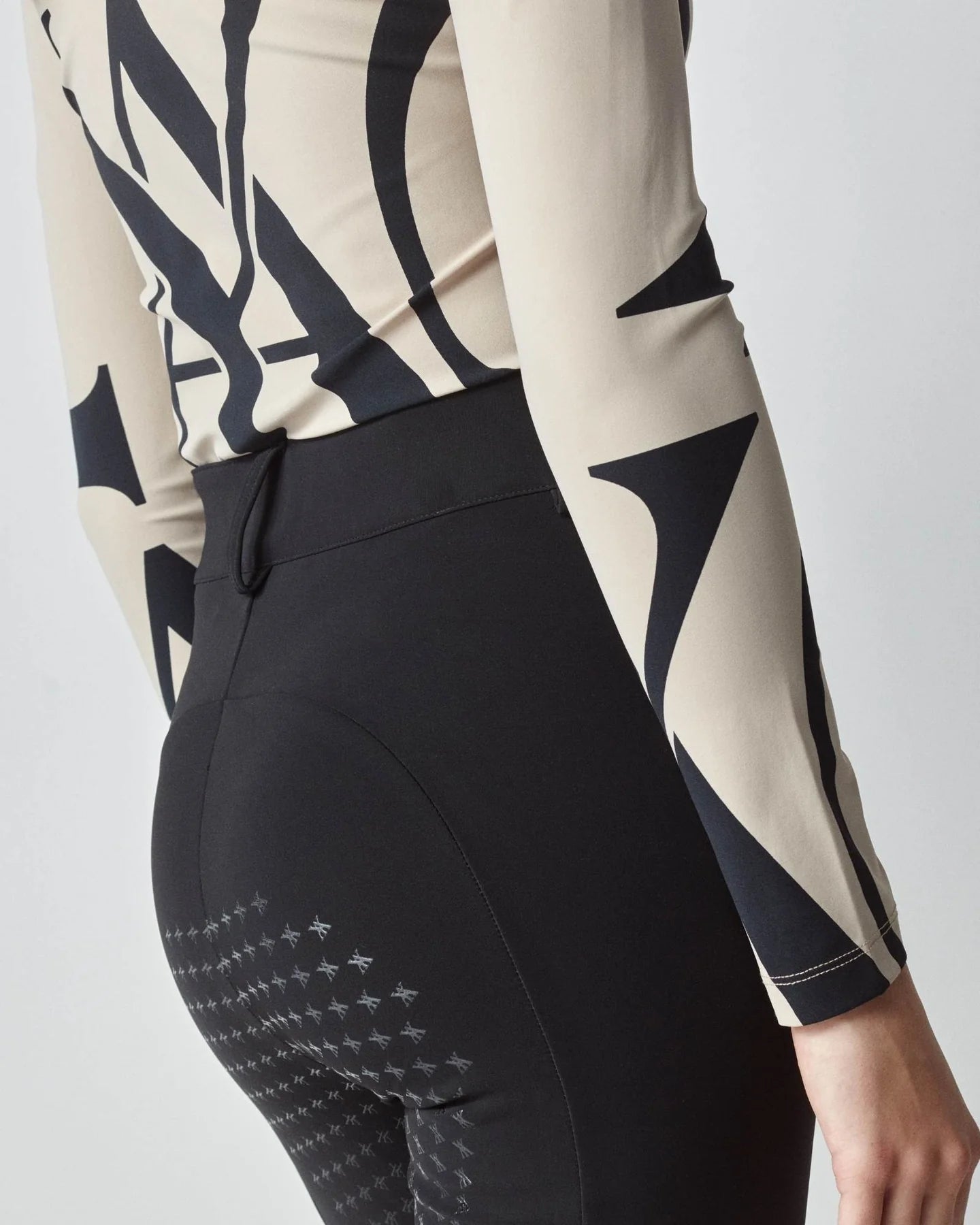 Monogram Long Sleeve Shirt Tan