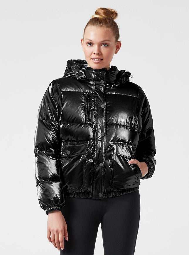 Mont Ventoux Puffer Jacket with Down Fill BLACK-Puffer Jacket-Blanc Noir-XS-BLACK-Urbanheer