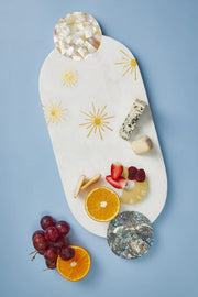 Montenegro Marble Cheese Board-Cheese Board-GAURI KOHLI-16" x 8" inches-Urbanheer