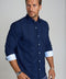 Moody Blues Plaid Long Sleeve Tech Shirt