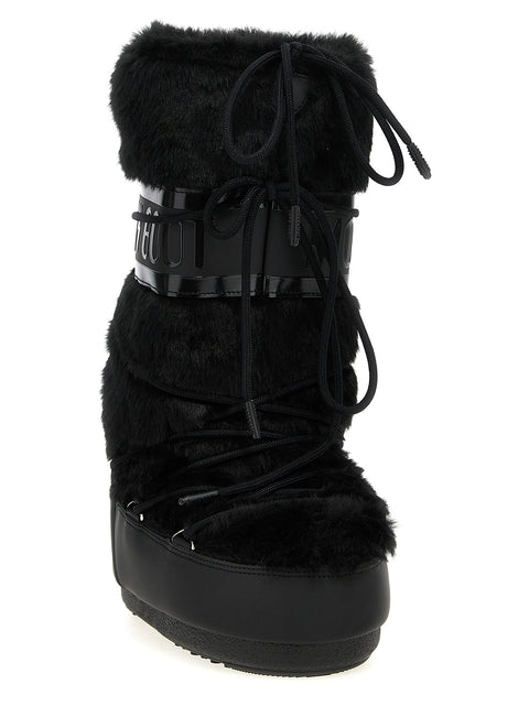 Moon Boot Icon Faux Fur Boots