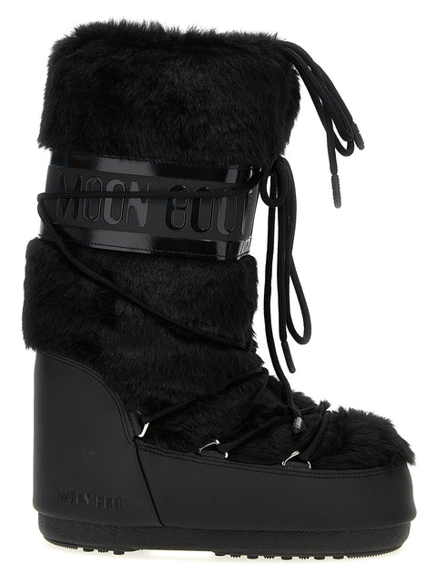 Moon Boot Icon Faux Fur Boots