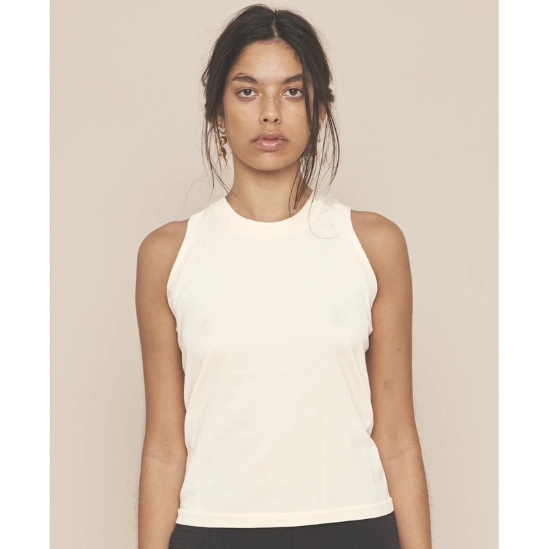 Moon Tank Top - White-Tank Top-Moonchild Yoga Wear-XS-Urbanheer