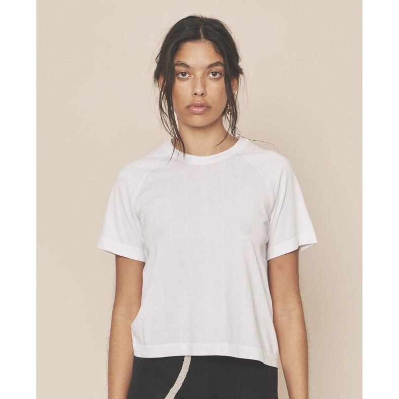 Moonchild Monogram Tee - White-Tee-Moonchild Yoga Wear-S-Urbanheer