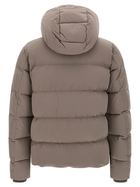 Moorer Alarick Bomber Jacket - Acqua Line