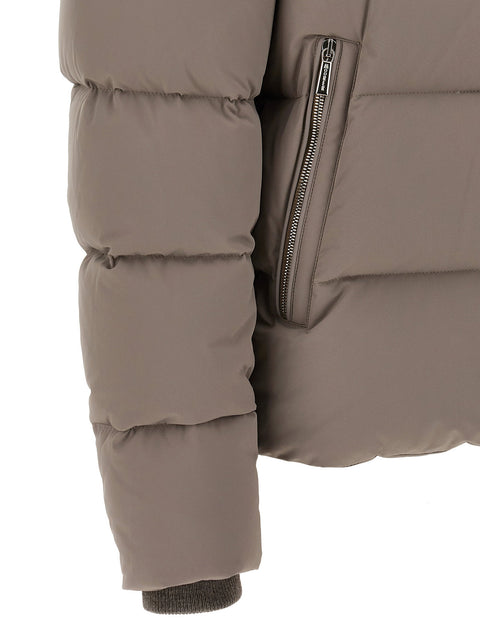 Moorer Alarick Bomber Jacket - Acqua Line