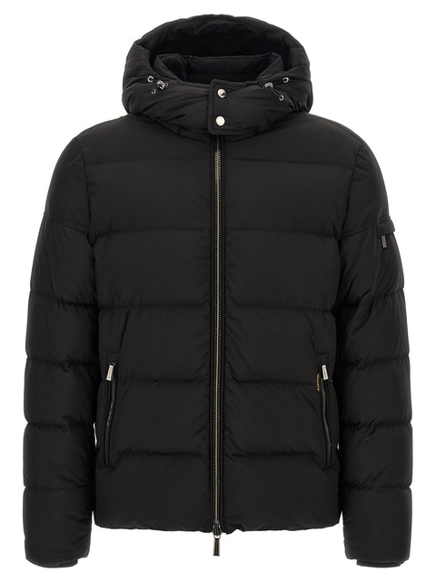 Moorer Brett Bomber Jacket - Acqua Line