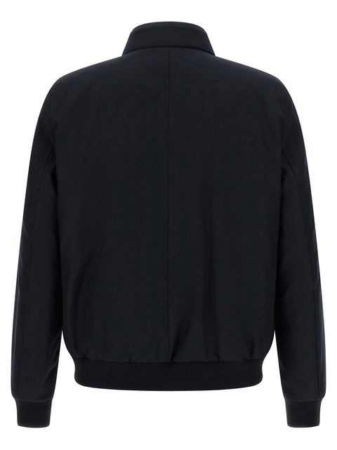 Moorer Janos Bomber Jacket - Acqua Line