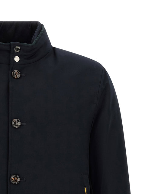 Moorer Janos Bomber Jacket - Acqua Line